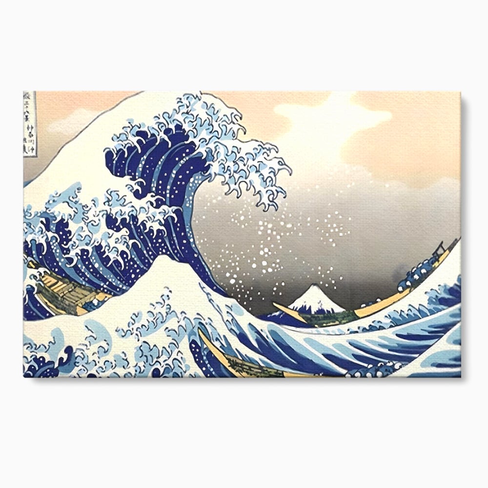 Leinwand Wandbilder Premium, LuxCanva® C1252, Surfen Wellen, Entspannen, Wohnzimmer, Kinderzimmer Lebendige Farben
