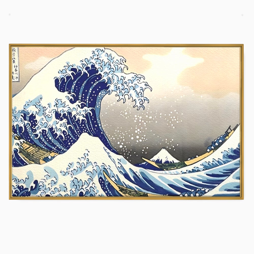Leinwand Wandbilder Premium, LuxCanva® C1252, Surfen Wellen, Entspannen, Wohnzimmer, Kinderzimmer Lebendige Farben