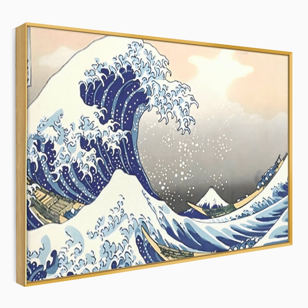 Leinwand Wandbilder Premium, LuxCanva® C1252, Surfen Wellen, Entspannen, Wohnzimmer, Kinderzimmer Lebendige Farben