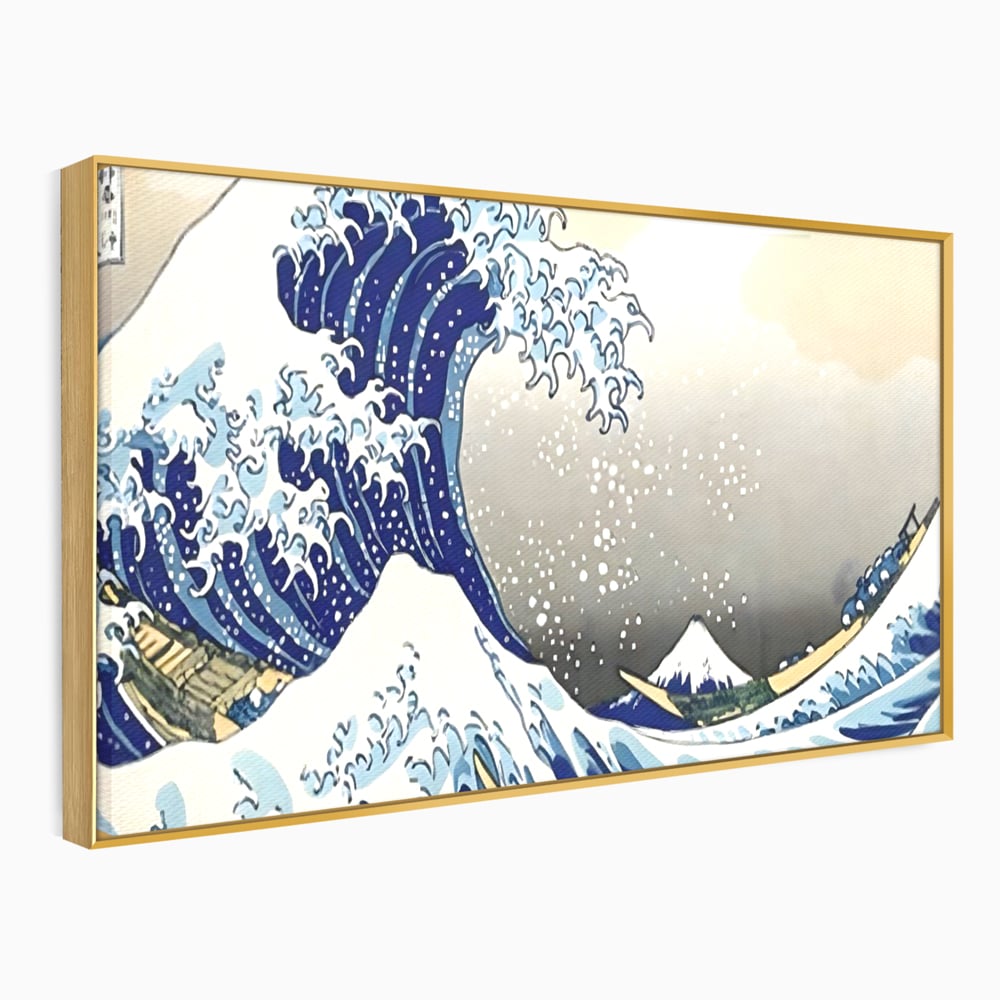 Leinwand Wandbilder Premium, LuxCanva® C1252, Surfen Wellen, Entspannen, Wohnzimmer, Kinderzimmer Lebendige Farben