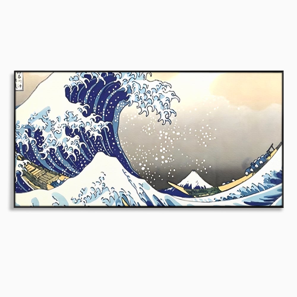 Leinwand Wandbilder Premium, LuxCanva® C1252, Surfen Wellen, Entspannen, Wohnzimmer, Kinderzimmer Lebendige Farben