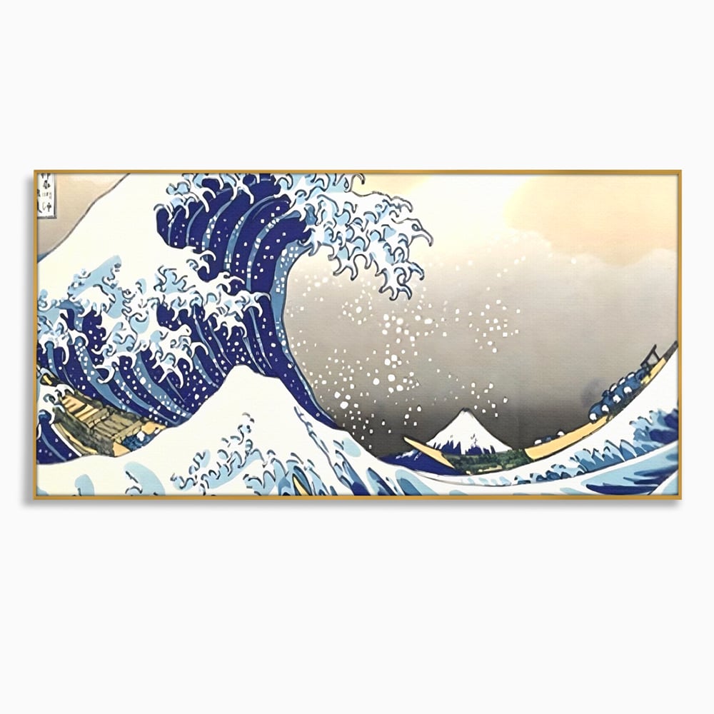 Leinwand Wandbilder Premium, LuxCanva® C1252, Surfen Wellen, Entspannen, Wohnzimmer, Kinderzimmer Lebendige Farben