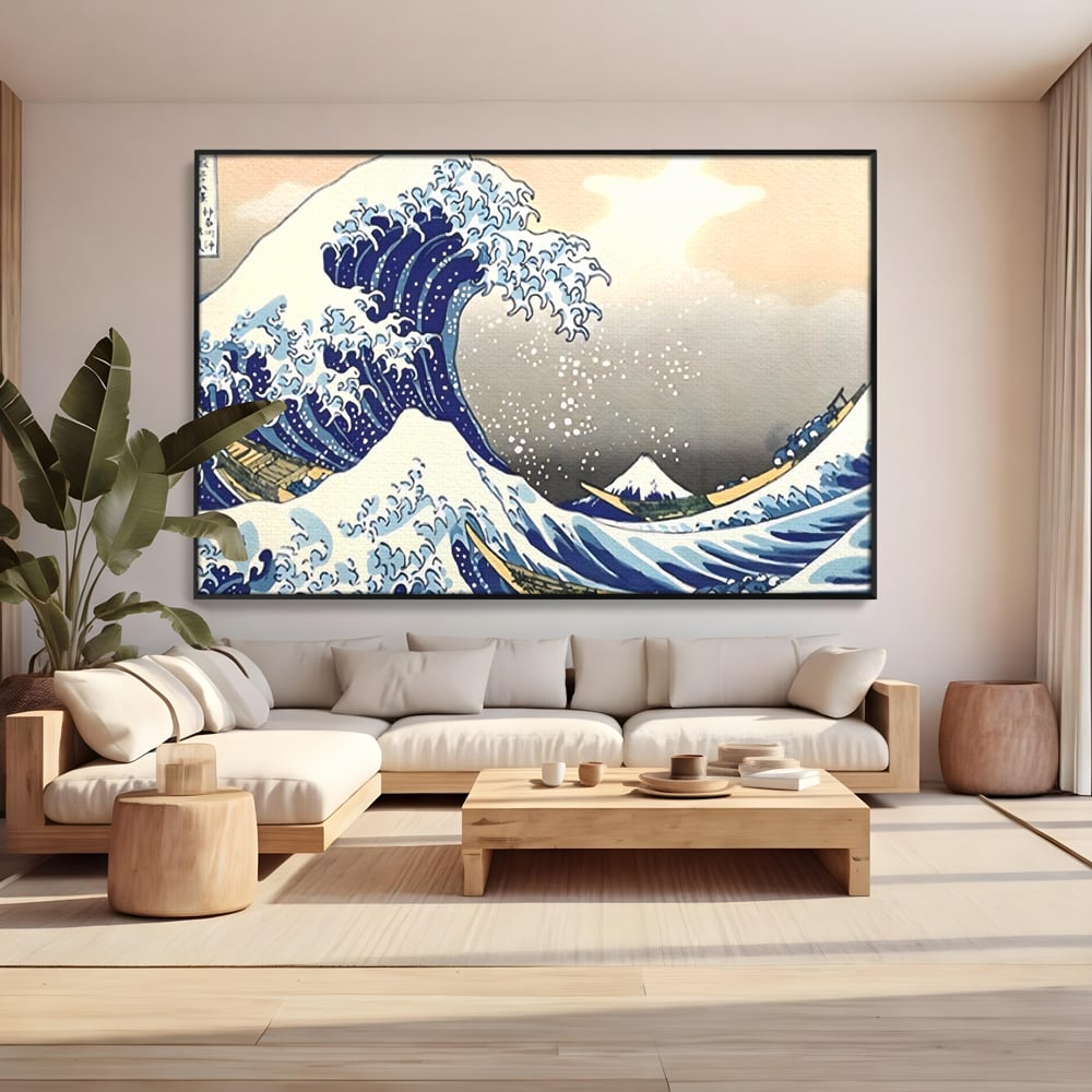 Leinwand Wandbilder Premium, LuxCanva® C1252, Surfen Wellen, Entspannen, Wohnzimmer, Kinderzimmer Lebendige Farben