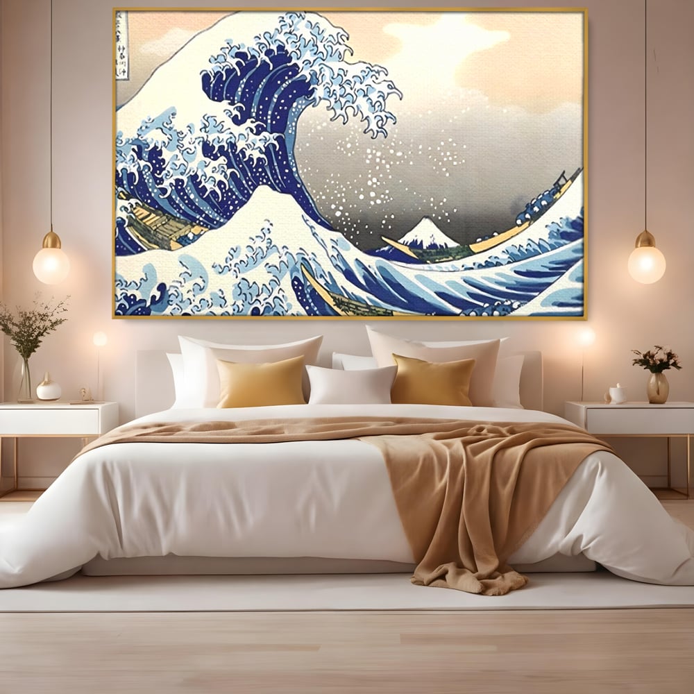 Leinwand Wandbilder Premium, LuxCanva® C1252, Surfen Wellen, Entspannen, Wohnzimmer, Kinderzimmer Lebendige Farben