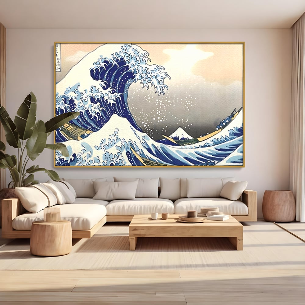 Leinwand Wandbilder Premium, LuxCanva® C1252, Surfen Wellen, Entspannen, Wohnzimmer, Kinderzimmer Lebendige Farben