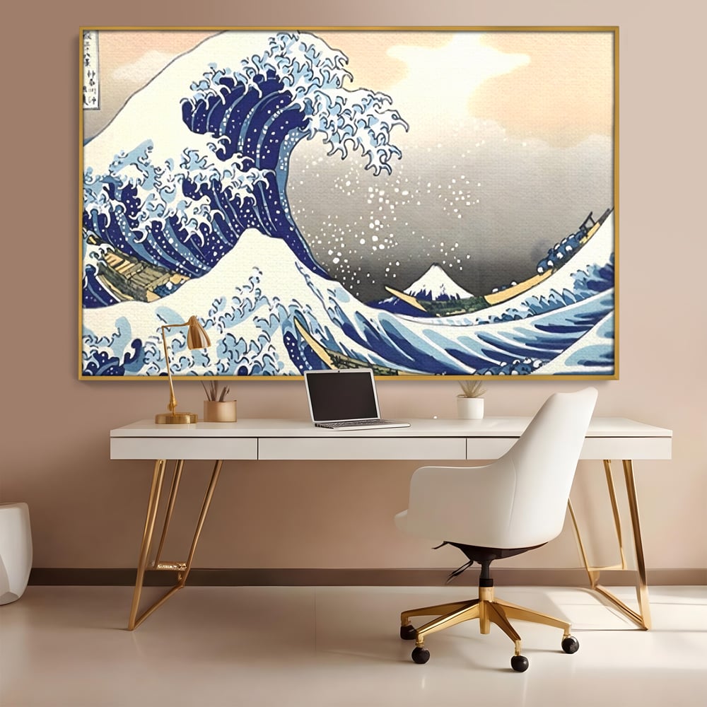 Leinwand Wandbilder Premium, LuxCanva® C1252, Surfen Wellen, Entspannen, Wohnzimmer, Kinderzimmer Lebendige Farben
