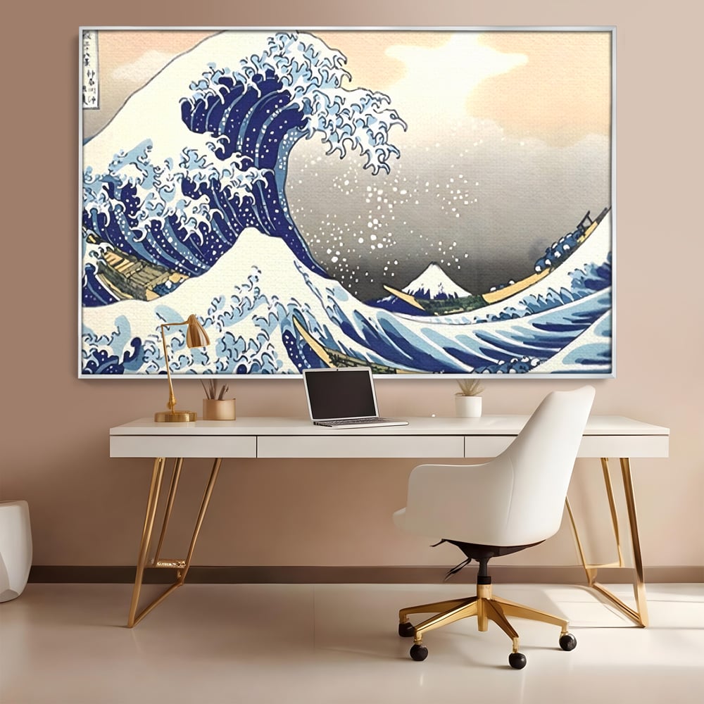 Leinwand Wandbilder Premium, LuxCanva® C1252, Surfen Wellen, Entspannen, Wohnzimmer, Kinderzimmer Lebendige Farben