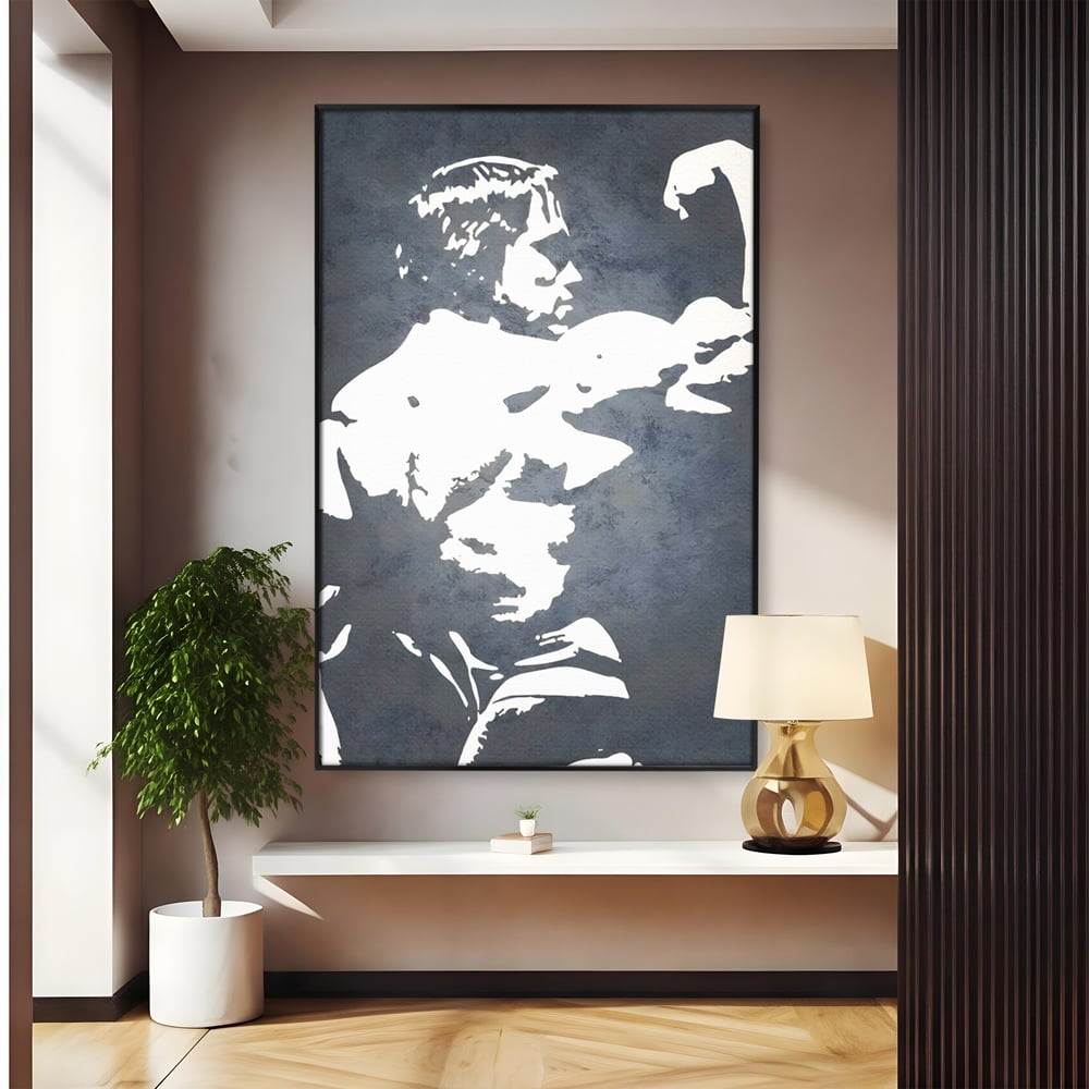 Leinwand Premium Canvas Wall Art, LuxCanva® C1255, Arnold The Olympian, Entspannend, Spielzimmer, Kräftige Farben