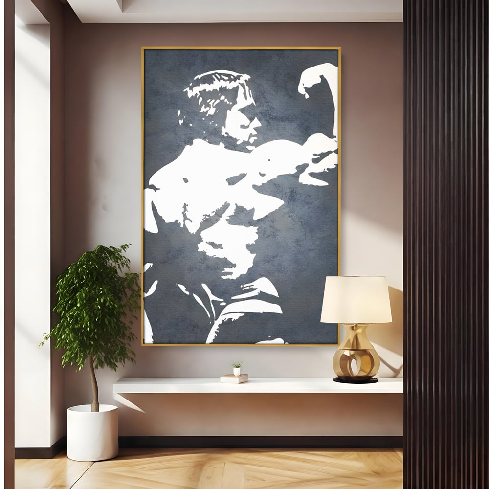 Leinwand Premium Canvas Wall Art, LuxCanva® C1255, Arnold The Olympian, Entspannend, Spielzimmer, Kräftige Farben