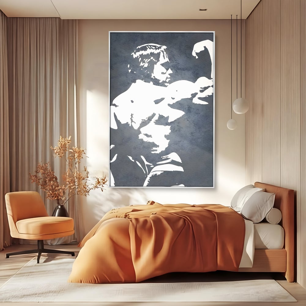 Leinwand Premium Canvas Wall Art, LuxCanva® C1255, Arnold The Olympian, Entspannend, Spielzimmer, Kräftige Farben