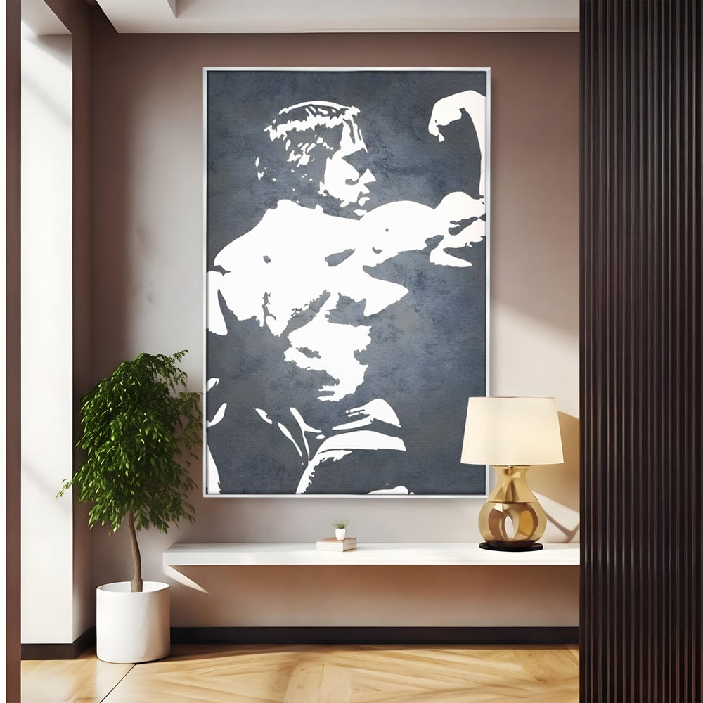 Leinwand Premium Canvas Wall Art, LuxCanva® C1255, Arnold The Olympian, Entspannend, Spielzimmer, Kräftige Farben