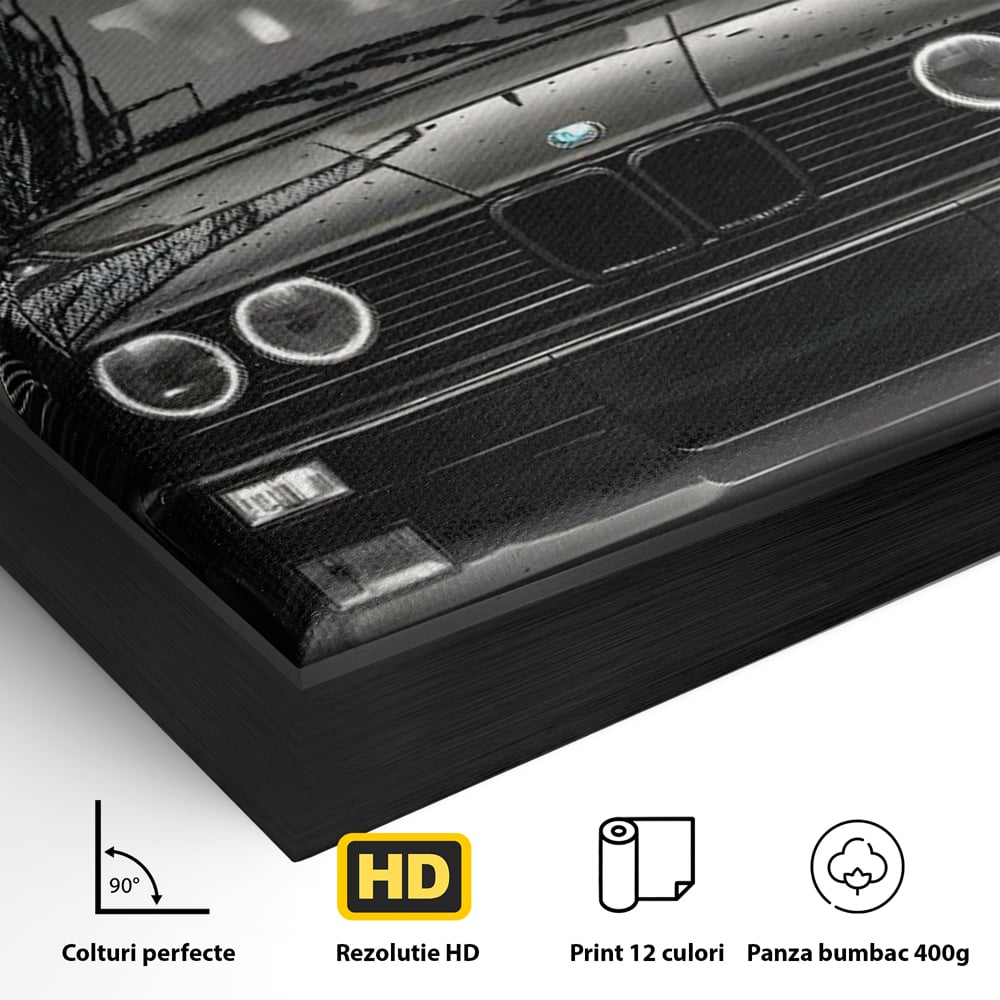 Tablou Canvas Premium, LuxCanva® C1256, Fancy BMW Car, Relaxare, Game Room, Culori Vibrante