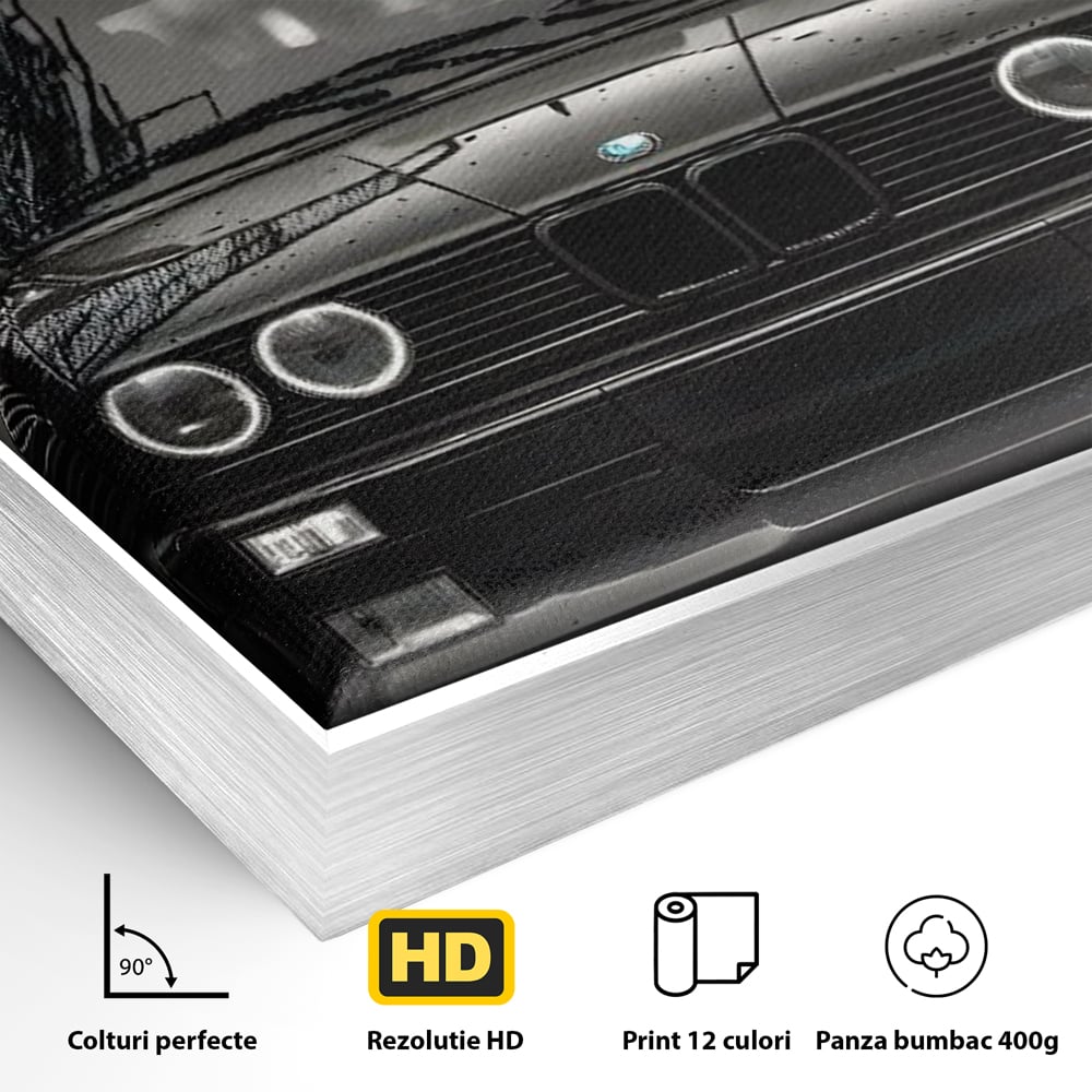 Tablou Canvas Premium, LuxCanva® C1256, Fancy BMW Car, Relaxare, Game Room, Culori Vibrante