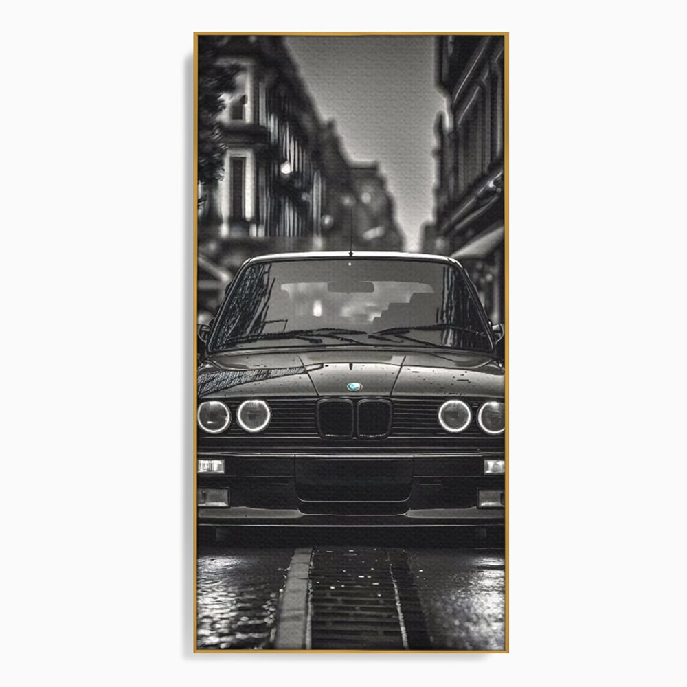 Tablou Canvas Premium, LuxCanva® C1256, Fancy BMW Car, Relaxare, Game Room, Culori Vibrante