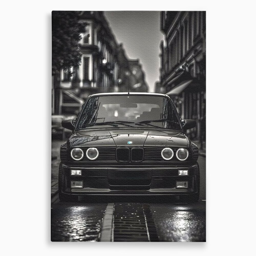 Tablou Canvas Premium, LuxCanva® C1256, Fancy BMW Car, Relaxare, Game Room, Culori Vibrante