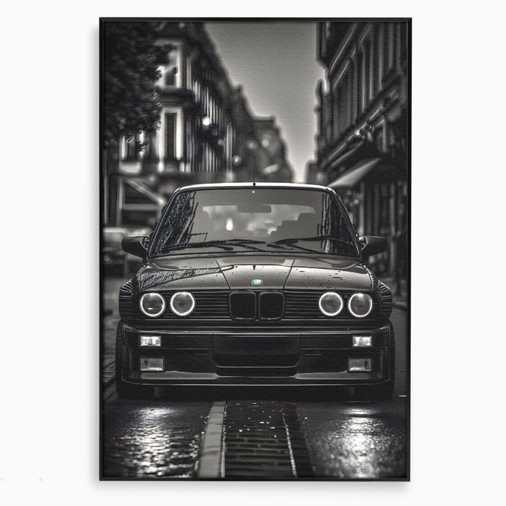 Tablou Canvas Premium, LuxCanva® C1256, Fancy BMW Car, Relaxare, Game Room, Culori Vibrante