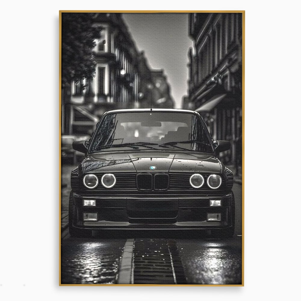 Tablou Canvas Premium, LuxCanva® C1256, Fancy BMW Car, Relaxare, Game Room, Culori Vibrante