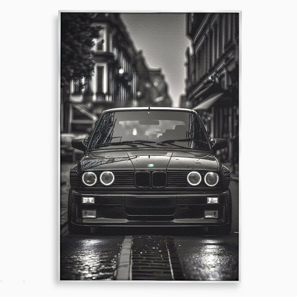 Tablou Canvas Premium, LuxCanva® C1256, Fancy BMW Car, Relaxare, Game Room, Culori Vibrante