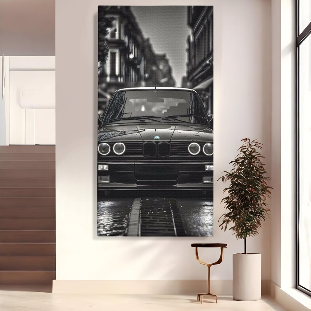 Tablou Canvas Premium, LuxCanva® C1256, Fancy BMW Car, Relaxare, Game Room, Culori Vibrante