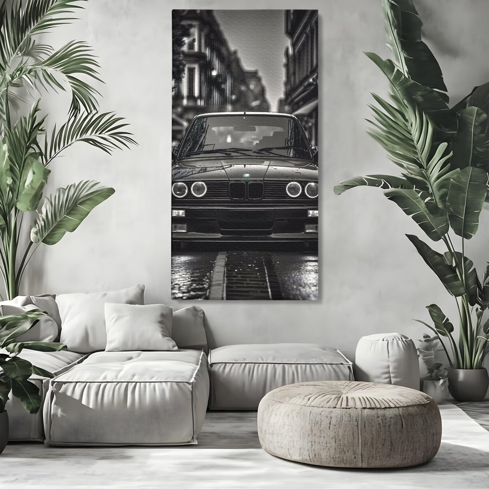 Tablou Canvas Premium, LuxCanva® C1256, Fancy BMW Car, Relaxare, Game Room, Culori Vibrante