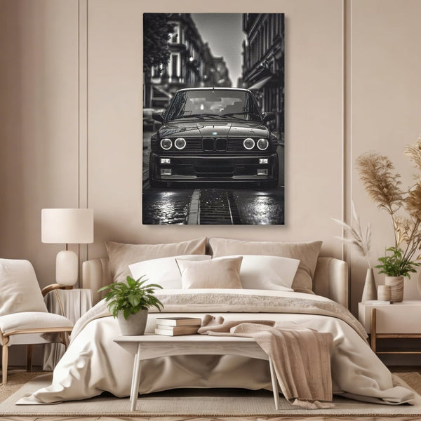 Tablou Canvas Premium, LuxCanva® C1256, Fancy BMW Car, Relaxare, Game Room, Culori Vibrante