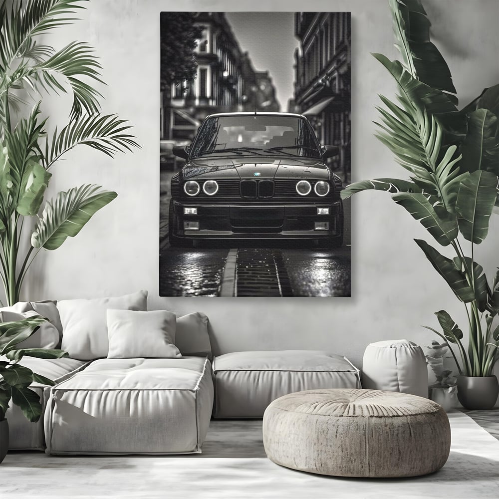 Tablou Canvas Premium, LuxCanva® C1256, Fancy BMW Car, Relaxare, Game Room, Culori Vibrante