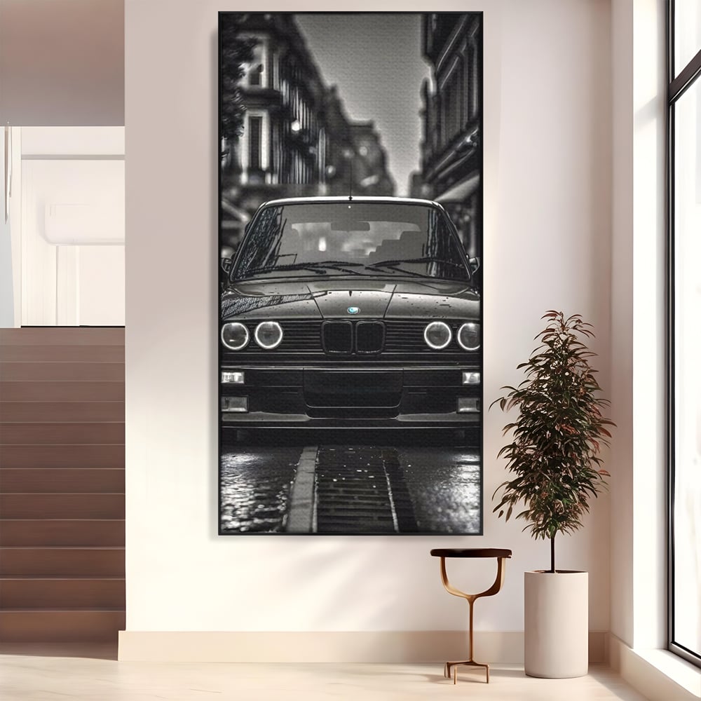Tablou Canvas Premium, LuxCanva® C1256, Fancy BMW Car, Relaxare, Game Room, Culori Vibrante