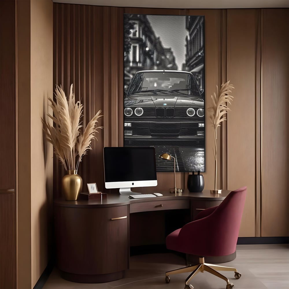 Tablou Canvas Premium, LuxCanva® C1256, Fancy BMW Car, Relaxare, Game Room, Culori Vibrante