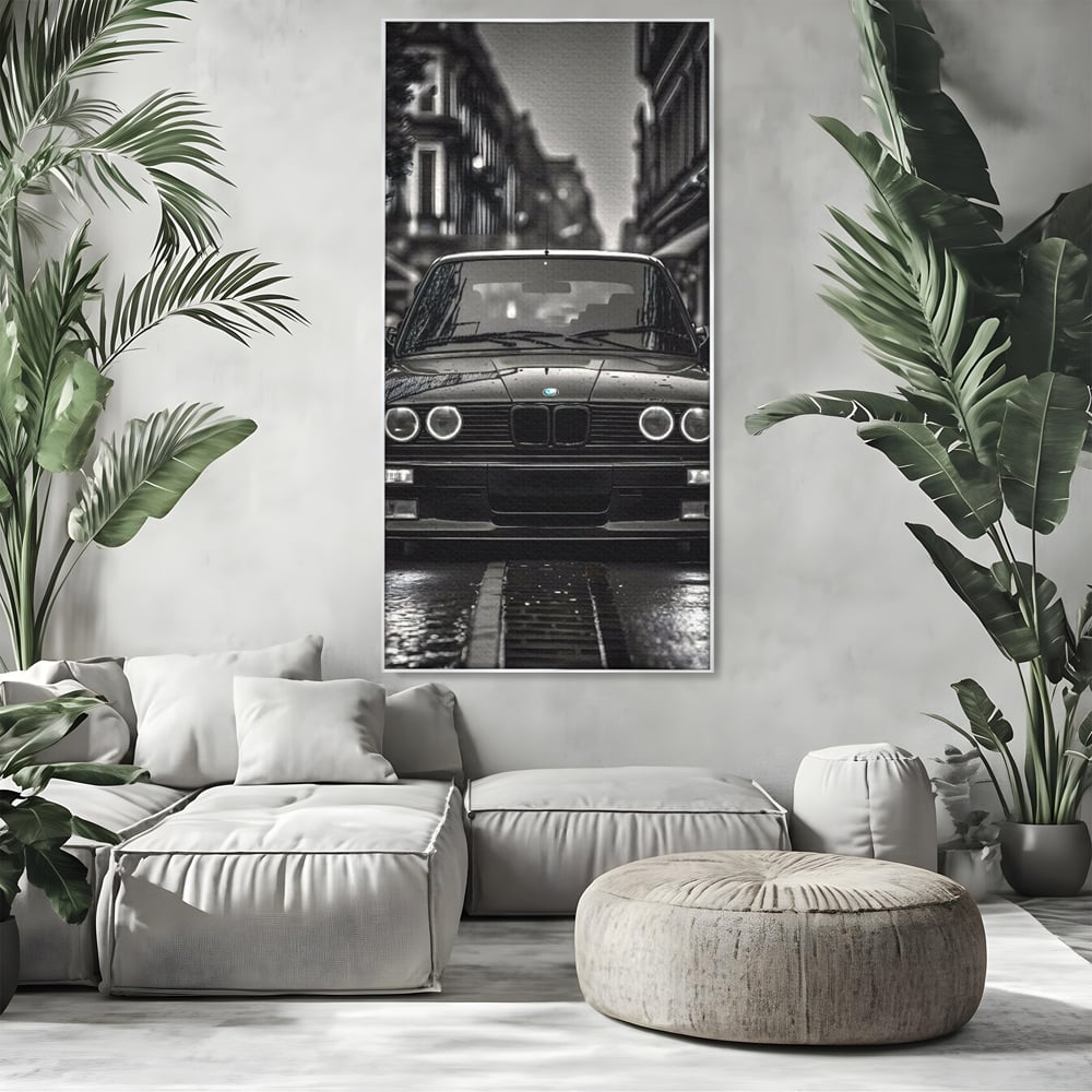 Tablou Canvas Premium, LuxCanva® C1256, Fancy BMW Car, Relaxare, Game Room, Culori Vibrante