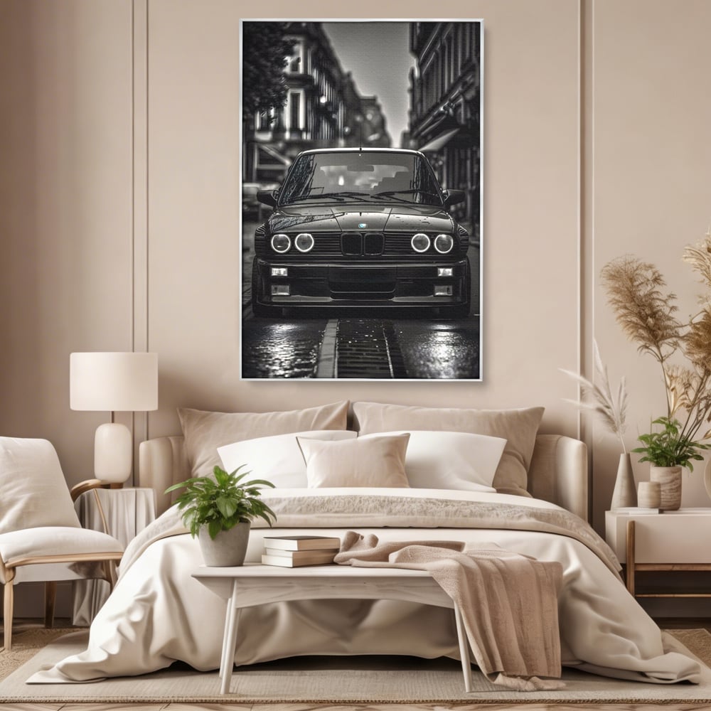 Tablou Canvas Premium, LuxCanva® C1256, Fancy BMW Car, Relaxare, Game Room, Culori Vibrante