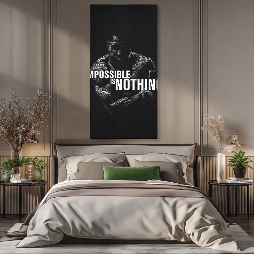 Tablou Canvas Premium, LuxCanva® C1257, Inspirational Ali , Relaxare, Game Room, Culori Vibrante