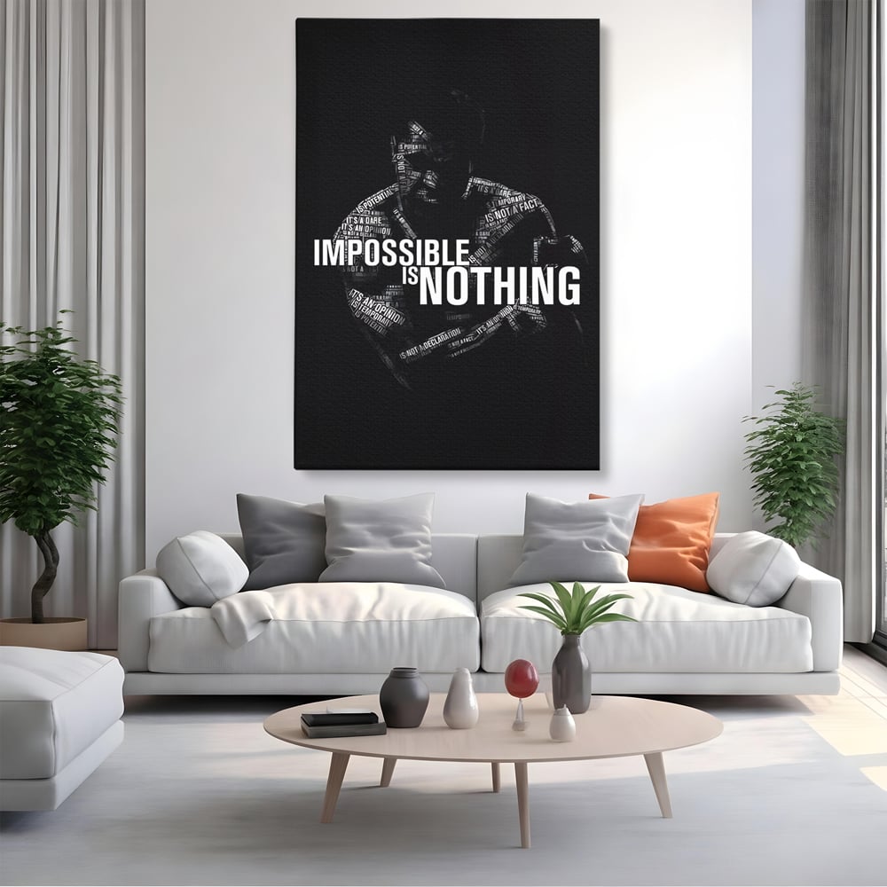 Tablou Canvas Premium, LuxCanva® C1257, Inspirational Ali , Relaxare, Game Room, Culori Vibrante