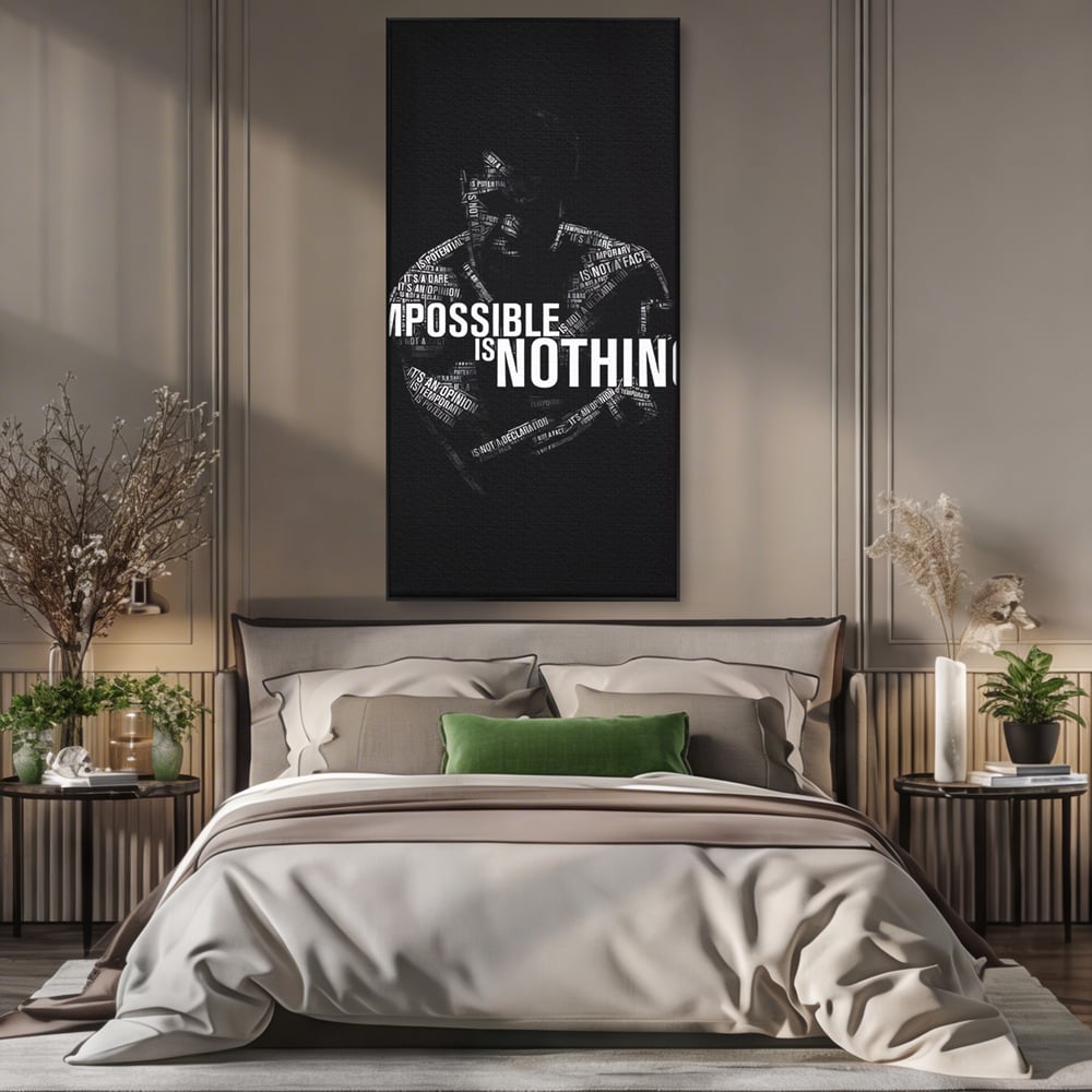 Tablou Canvas Premium, LuxCanva® C1257, Inspirational Ali , Relaxare, Game Room, Culori Vibrante