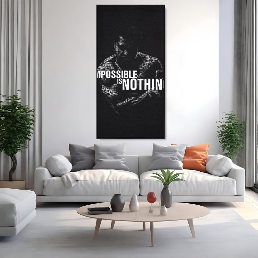 Tablou Canvas Premium, LuxCanva® C1257, Inspirational Ali , Relaxare, Game Room, Culori Vibrante