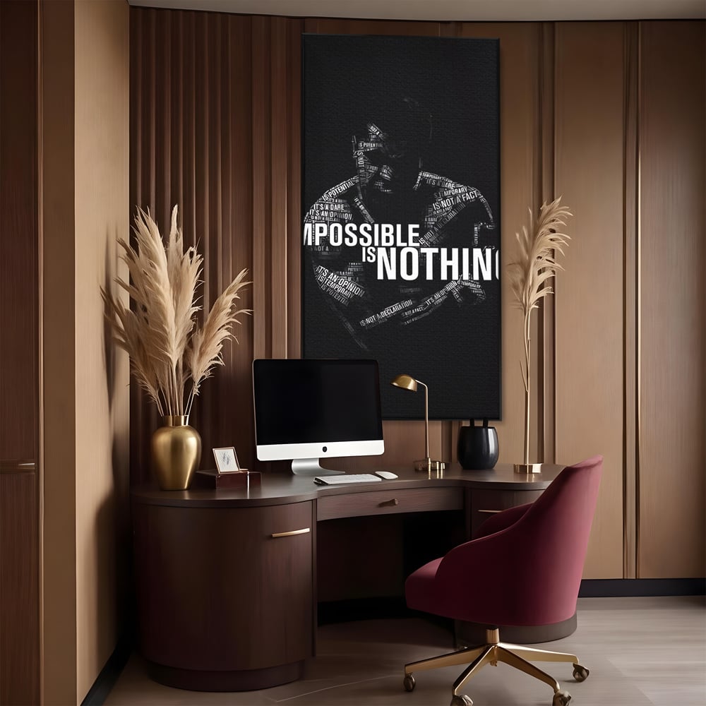 Tablou Canvas Premium, LuxCanva® C1257, Inspirational Ali , Relaxare, Game Room, Culori Vibrante
