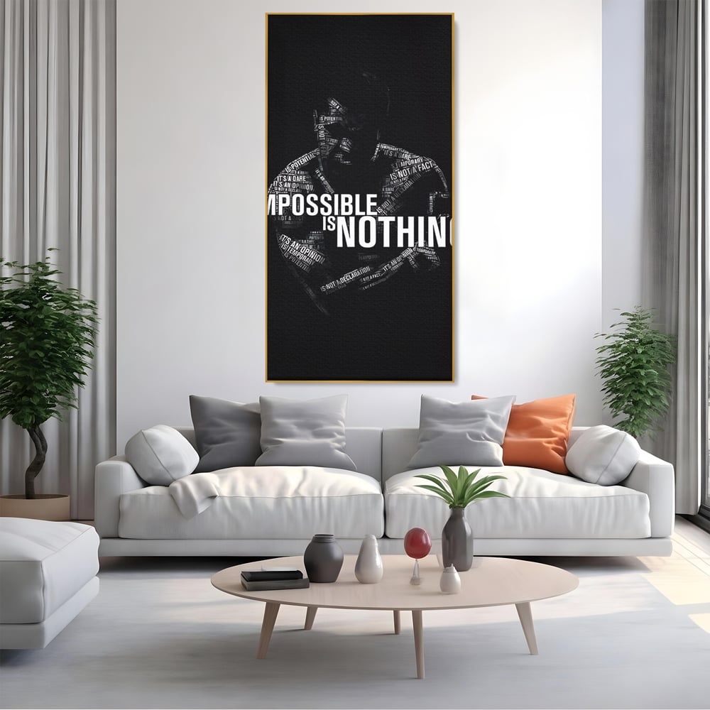 Tablou Canvas Premium, LuxCanva® C1257, Inspirational Ali , Relaxare, Game Room, Culori Vibrante