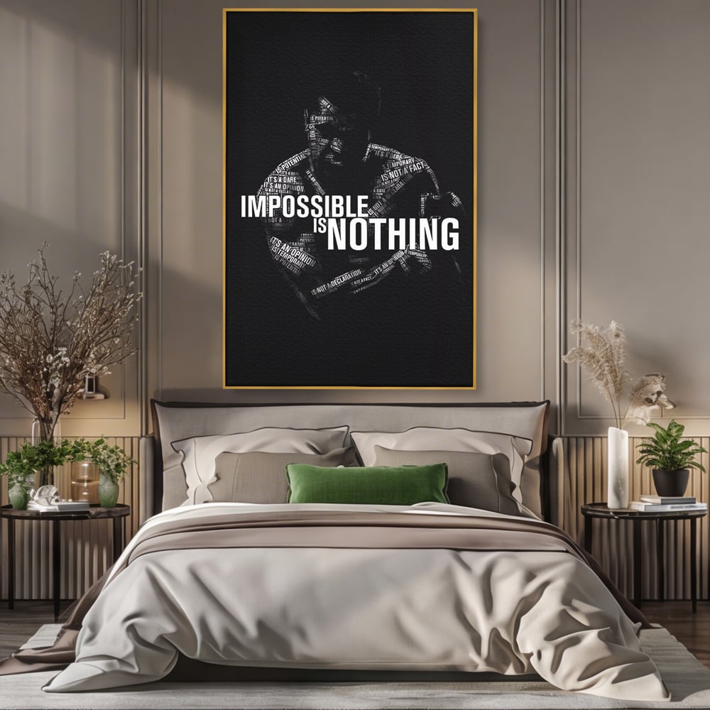 Tablou Canvas Premium, LuxCanva® C1257, Inspirational Ali , Relaxare, Game Room, Culori Vibrante