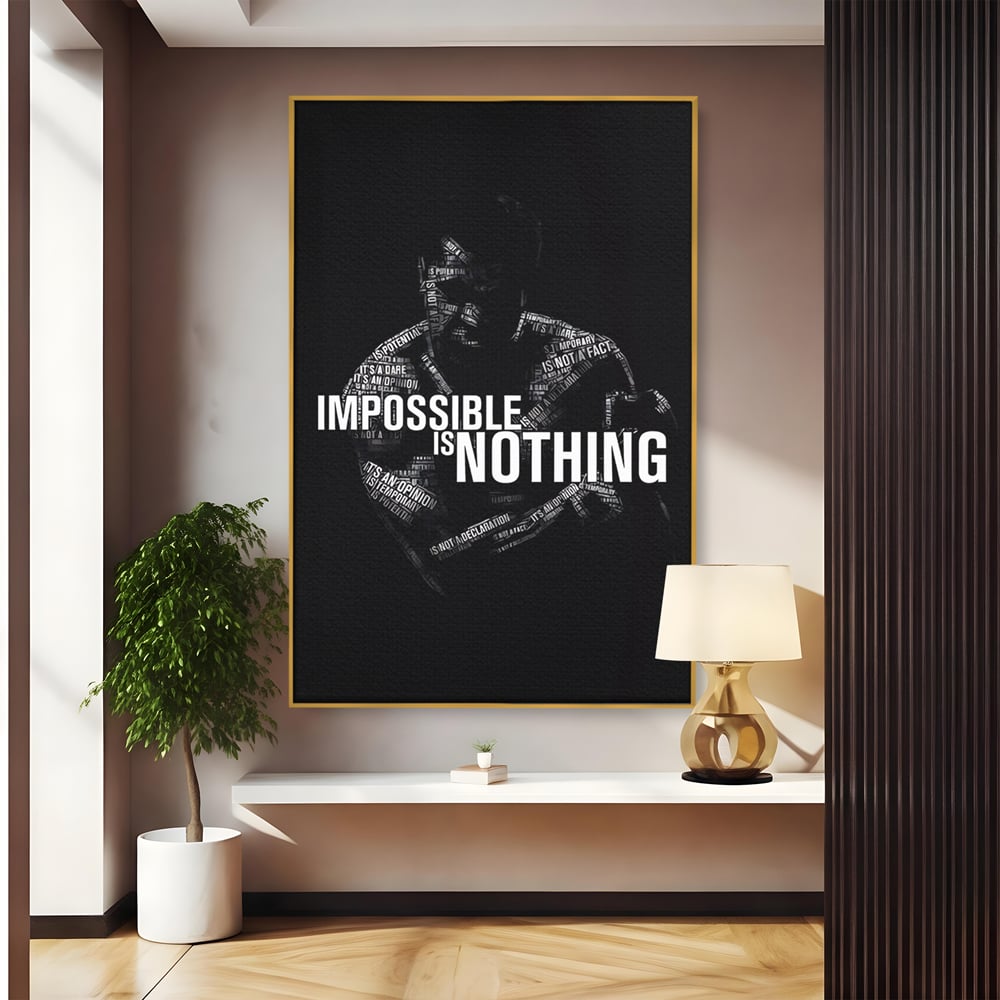 Tablou Canvas Premium, LuxCanva® C1257, Inspirational Ali , Relaxare, Game Room, Culori Vibrante