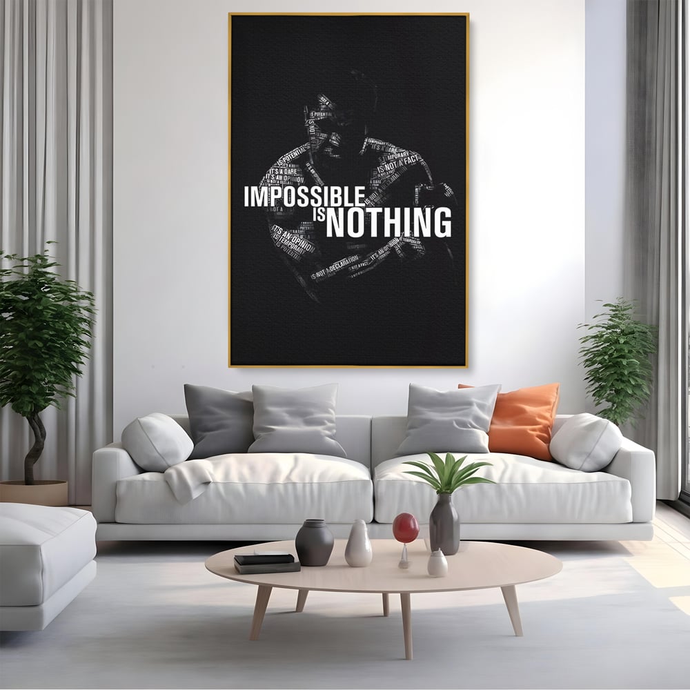 Tablou Canvas Premium, LuxCanva® C1257, Inspirational Ali , Relaxare, Game Room, Culori Vibrante