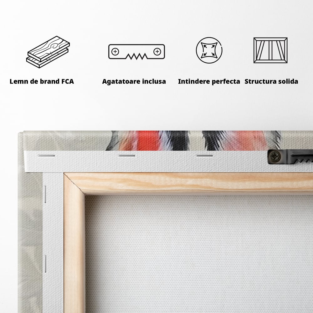 Tablou Canvas Premium, LuxCanva® C1260, Funny Bunny, Relaxare, Kids Room, Culori Vibrante