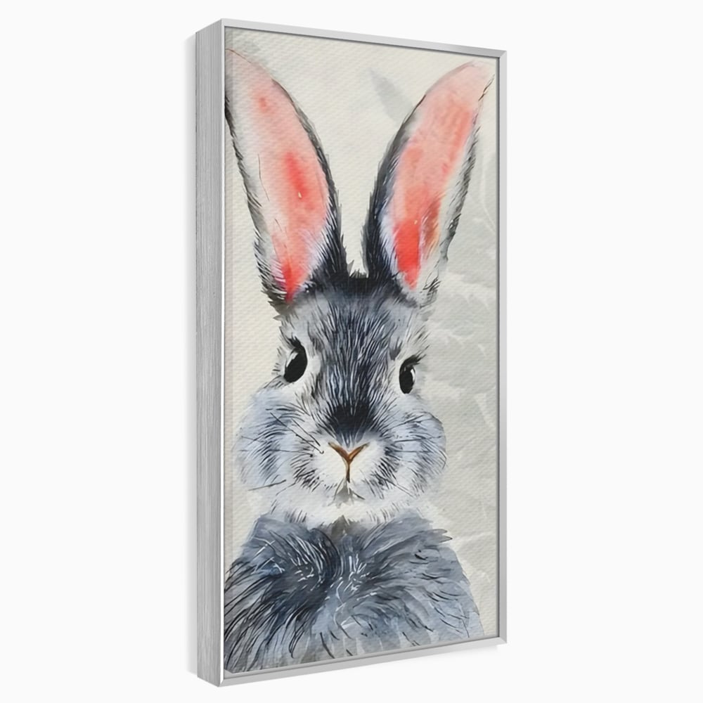 Tablou Canvas Premium, LuxCanva® C1260, Funny Bunny, Relaxare, Kids Room, Culori Vibrante