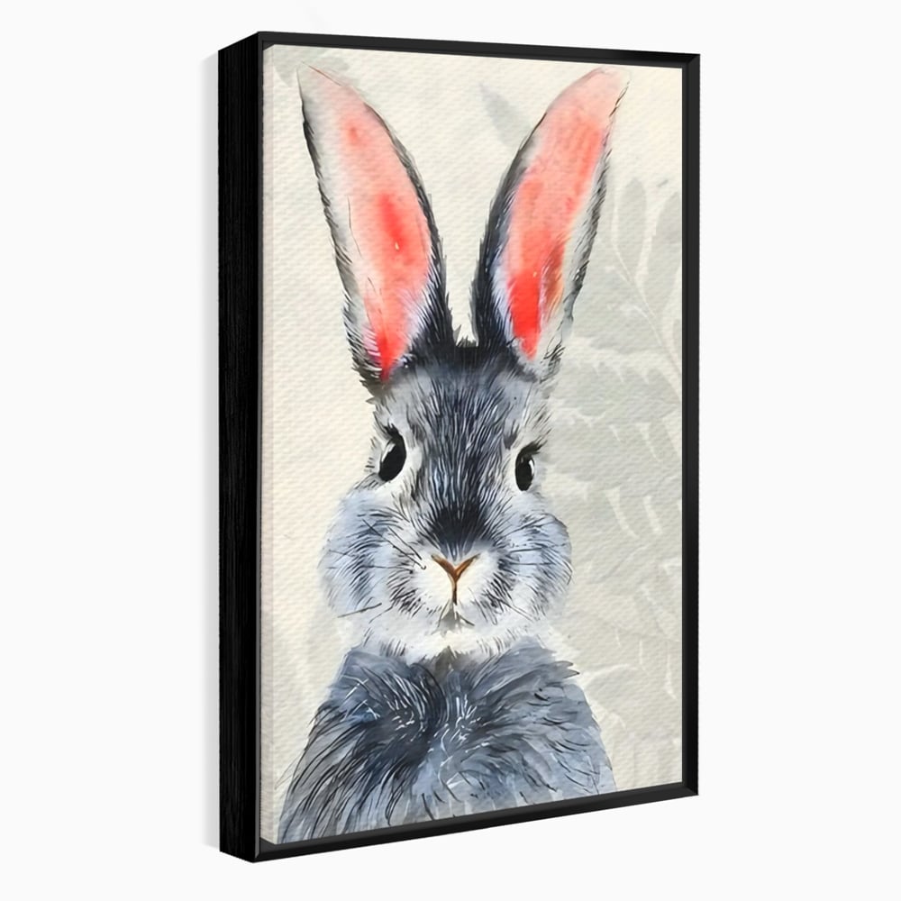 Tablou Canvas Premium, LuxCanva® C1260, Funny Bunny, Relaxare, Kids Room, Culori Vibrante