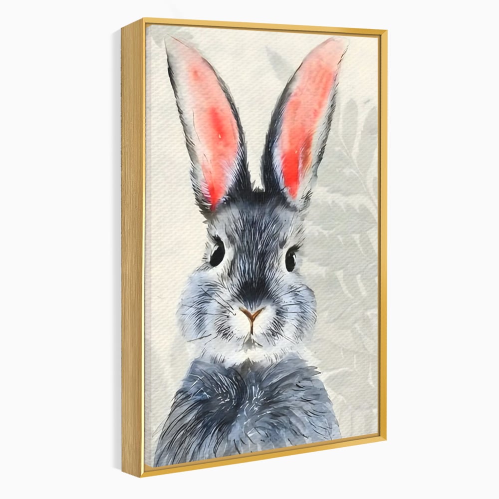 Tablou Canvas Premium, LuxCanva® C1260, Funny Bunny, Relaxare, Kids Room, Culori Vibrante
