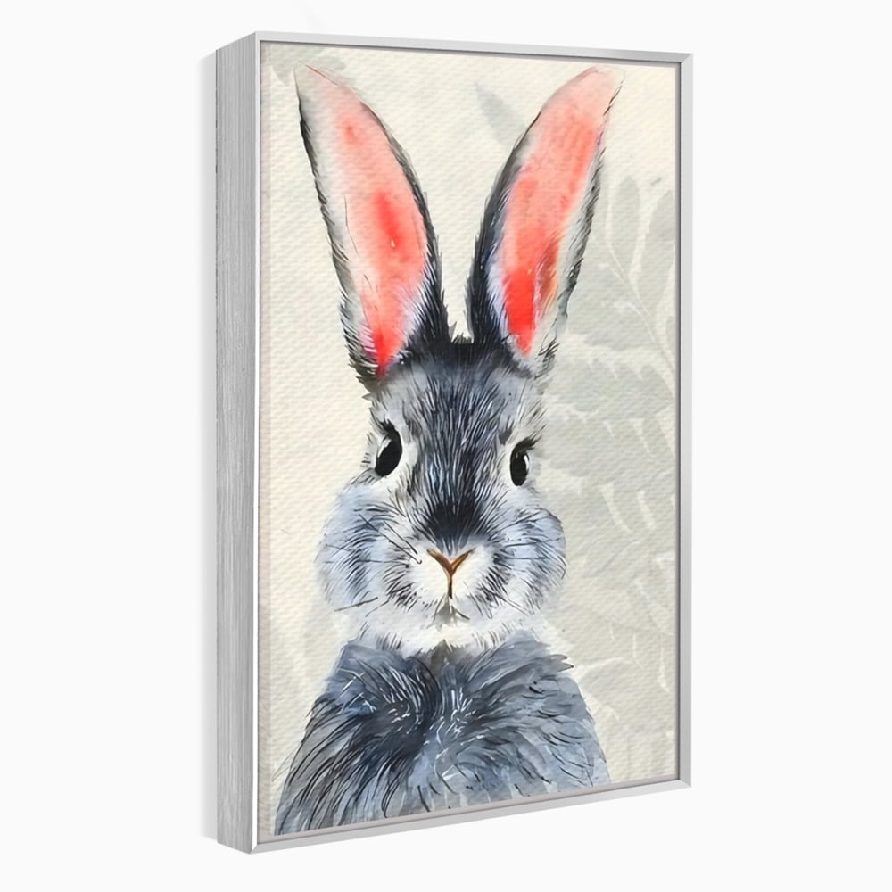 Tablou Canvas Premium, LuxCanva® C1260, Funny Bunny, Relaxare, Kids Room, Culori Vibrante