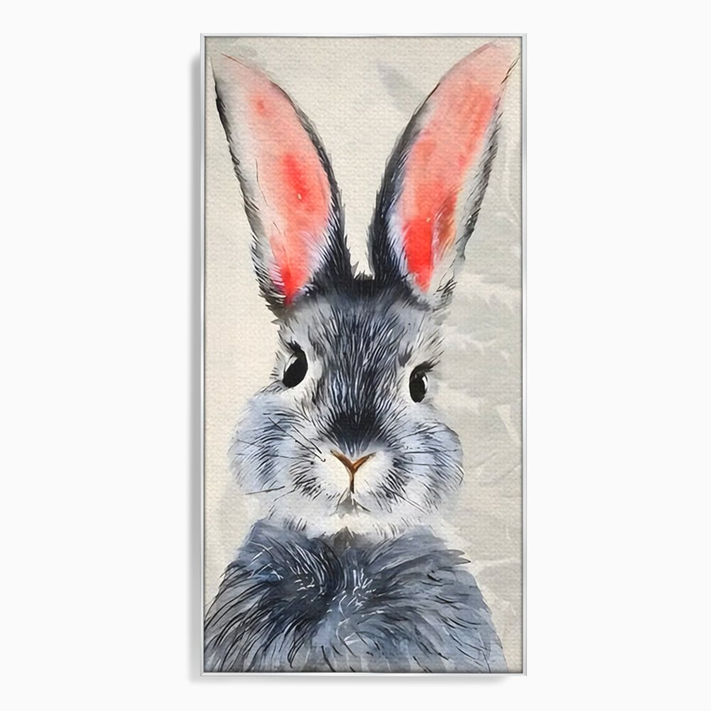 Tablou Canvas Premium, LuxCanva® C1260, Funny Bunny, Relaxare, Kids Room, Culori Vibrante