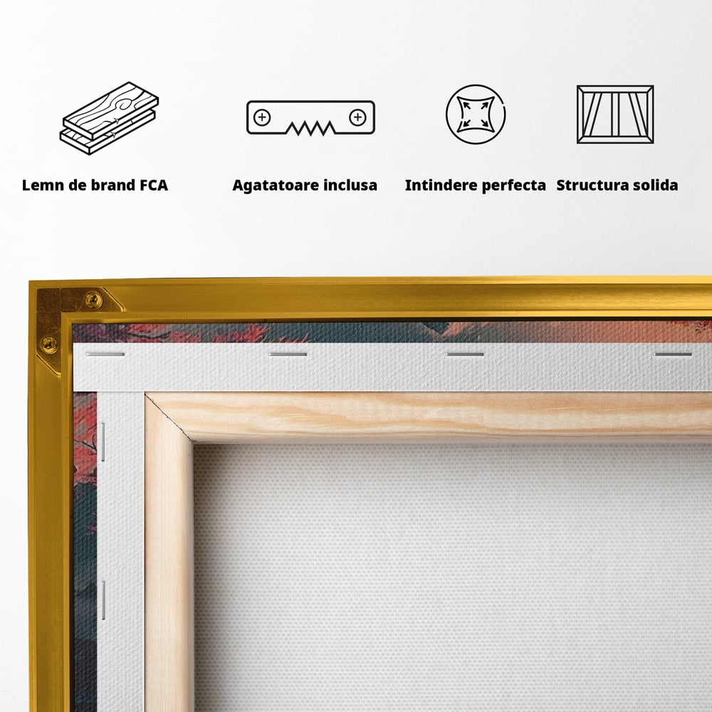 Tablou Canvas Premium, LuxCanva® C1261, The Way Of The Samurai, Relaxare, Living Room, Japonia, Culori Vibrante