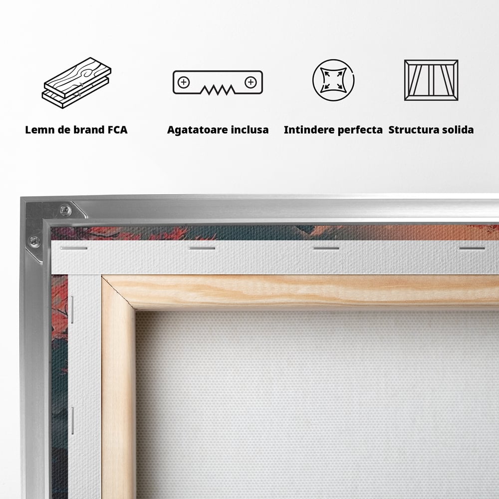 Tablou Canvas Premium, LuxCanva® C1261, The Way Of The Samurai, Relaxare, Living Room, Japonia, Culori Vibrante