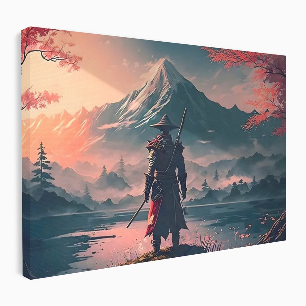 Tablou Canvas Premium, LuxCanva® C1261, The Way Of The Samurai, Relaxare, Living Room, Japonia, Culori Vibrante