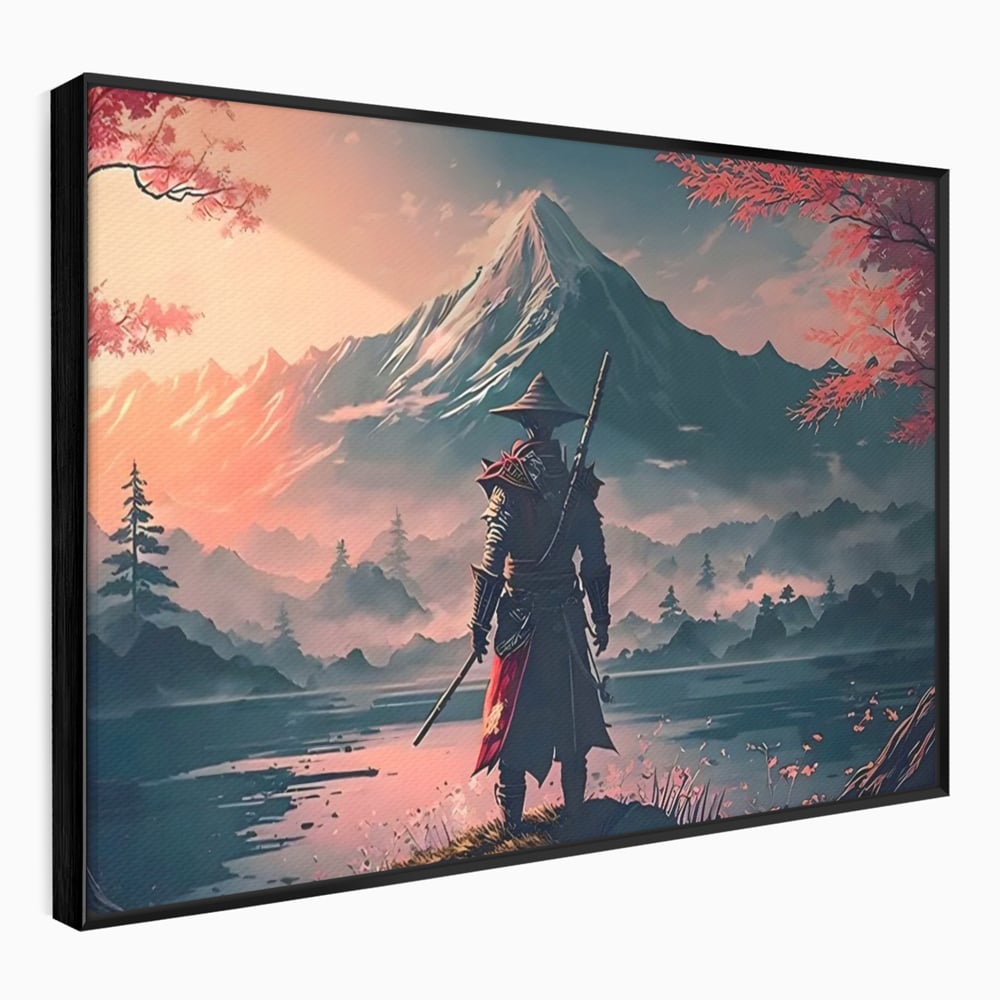Tablou Canvas Premium, LuxCanva® C1261, The Way Of The Samurai, Relaxare, Living Room, Japonia, Culori Vibrante