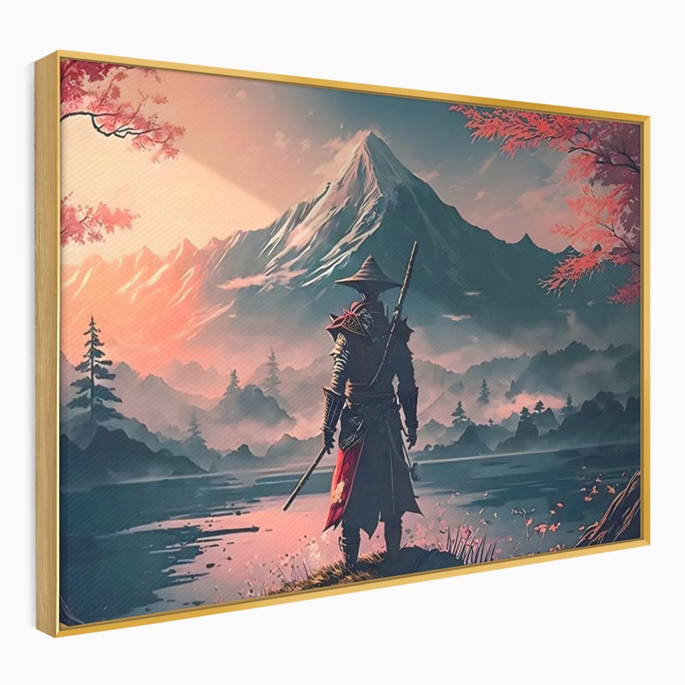 Tablou Canvas Premium, LuxCanva® C1261, The Way Of The Samurai, Relaxare, Living Room, Japonia, Culori Vibrante